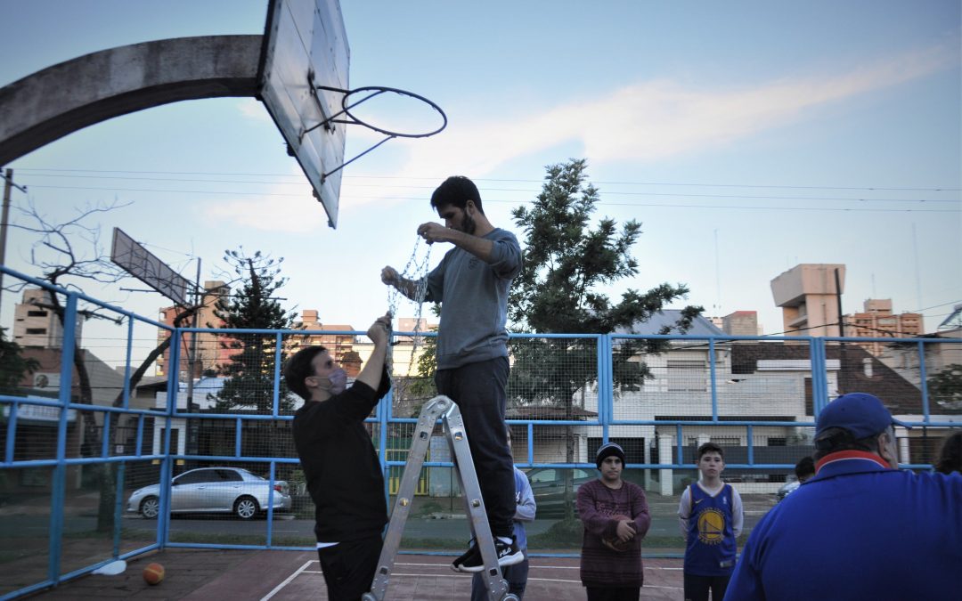 MEJORANDO ESPACIOS DEPORTIVOS